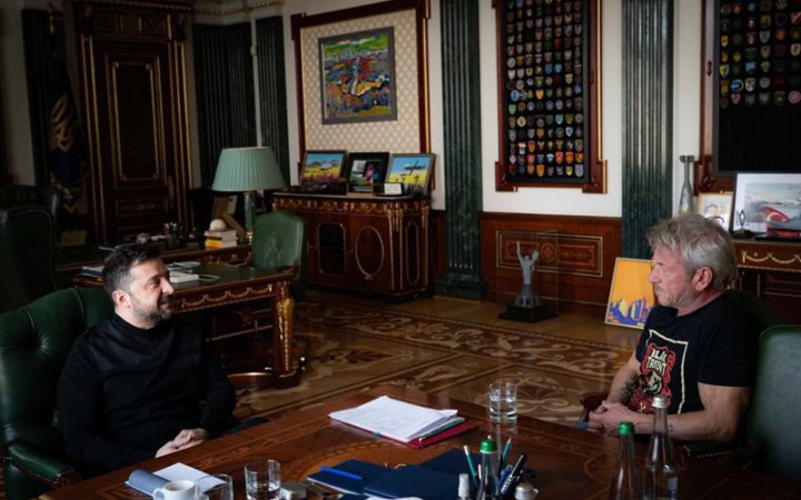 ​Sean Penn arrives in Kyiv and meets with Volodymyr Zelenskyy