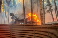 Forest, dozens of private houses burned down due to shelling of Vovchansk community