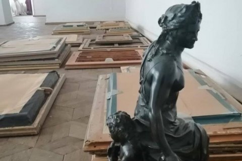 The Kharkiv Art Museum suffered from the shelling of Russian troops