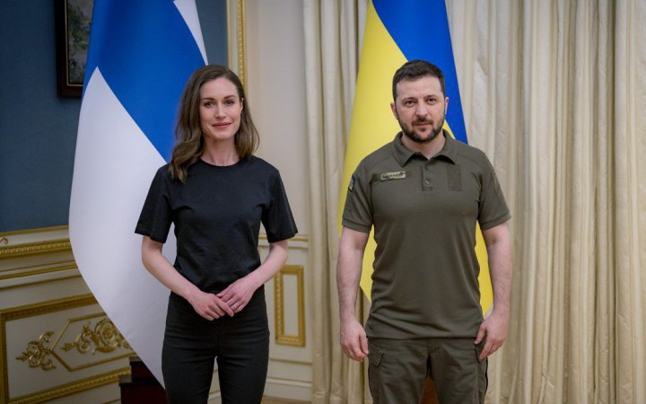 The Prime Minister of Finland visited Ukraine for the first time and met with Zelensky