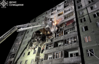 Shahed drone strikes multi-storey building in Sumy, causing casualties