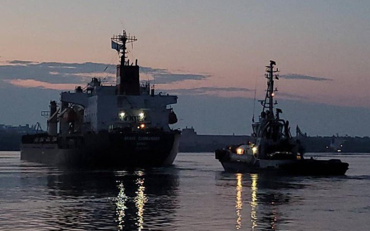 Ukraine to receive warships to escort civilian vessels through grain corridor - Zelenskyy