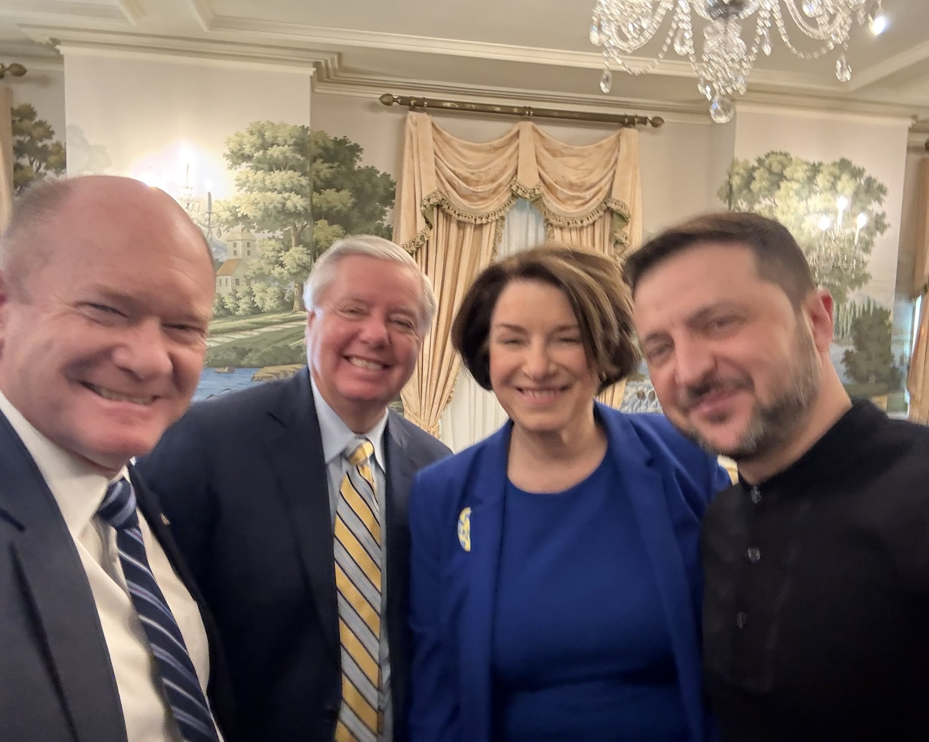 meeting between Volodymyr Zelenskyy and US senators on 28 February 2025