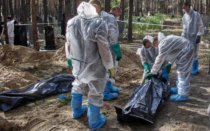 Exhumation completed in Izyum, more than 440 bodies found