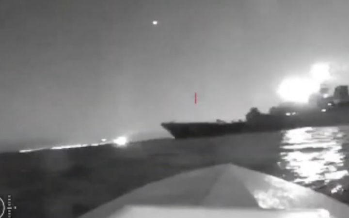 Sources credit attack on Russian landing ship Olenegorsky Gornyak to SBU, Navy