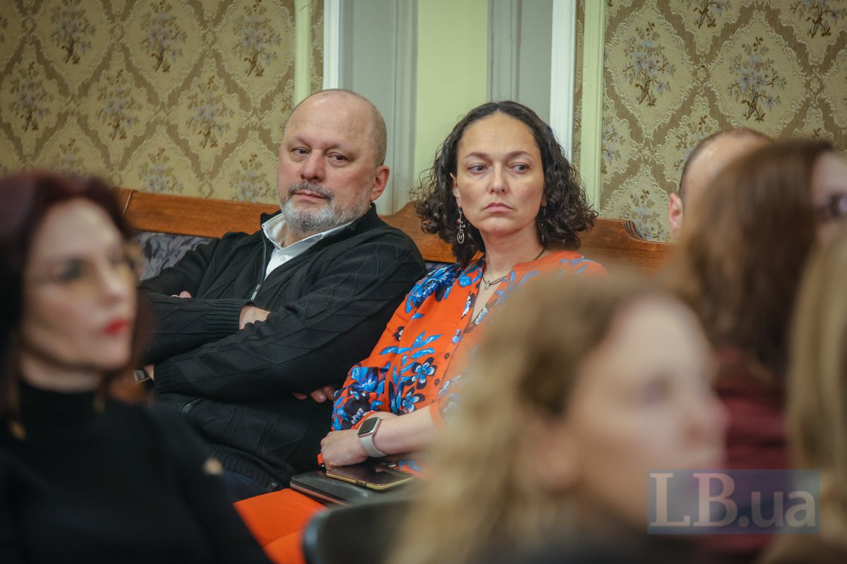 Zurab Alasania, Media Advisor for Ukraine, Europe and Global Response at International Media Support, and Gohar Khodjayan, Programme Manager for Ukraine, Moldova and Georgia at the Danish media organisation International Media Support