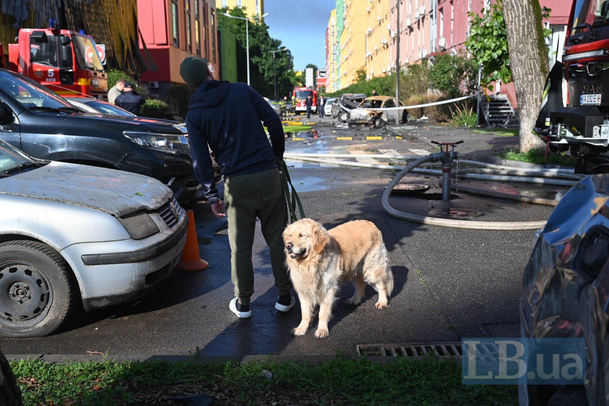 Consequences of the attack on Kyiv in the Dniprovskyy district