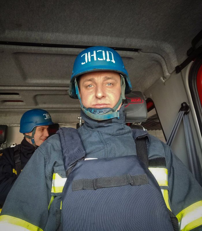 Serhiy Andrushchenko, the rescuer from Mykolayiv: