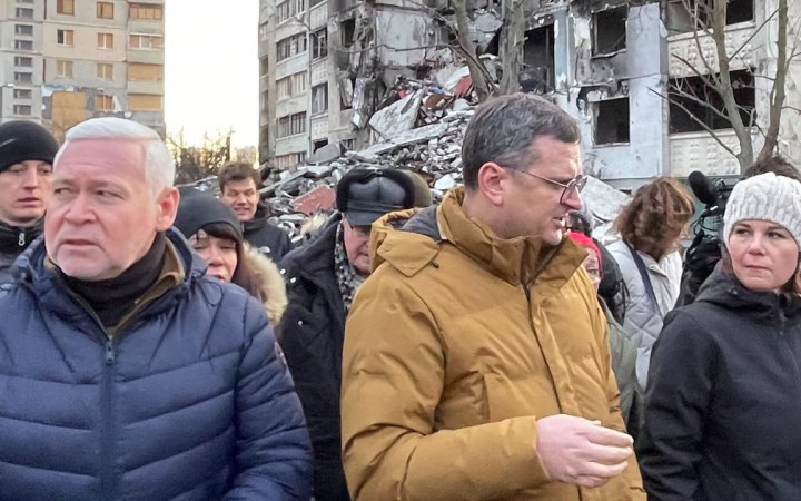German foreign minister visits Kharkiv