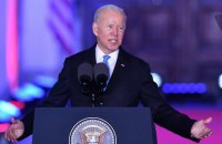 “For God's sake, this man cannot stay in power,” Biden said at the end of a speech about Putin