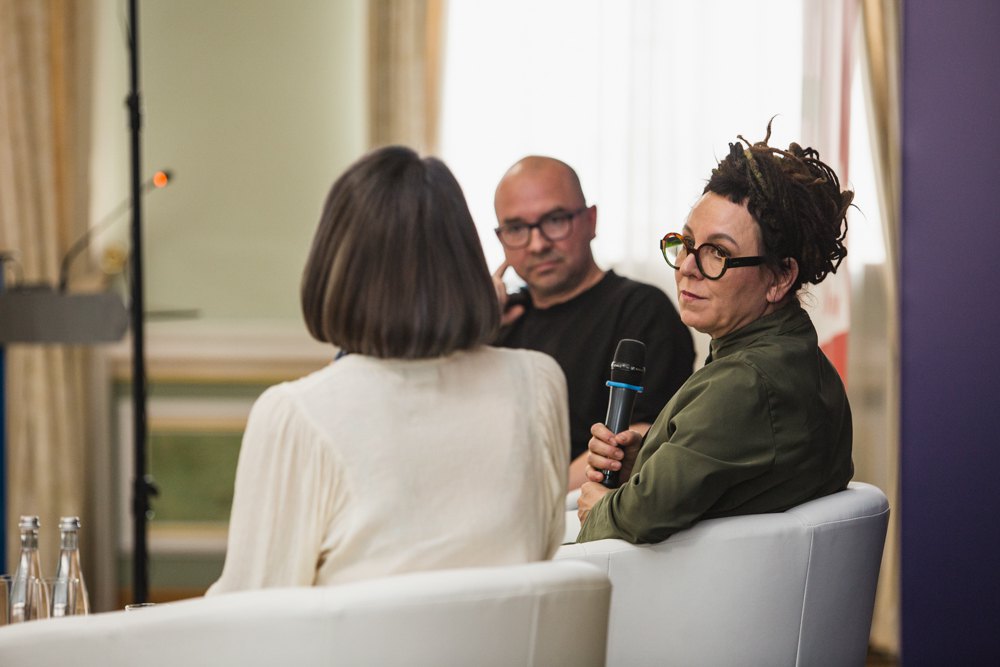 Olga Tokarczuk and Volodymyr Yermolenko