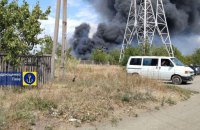 Large-scale fire breaks out in temporarily occupied Mariupol near Russian military base