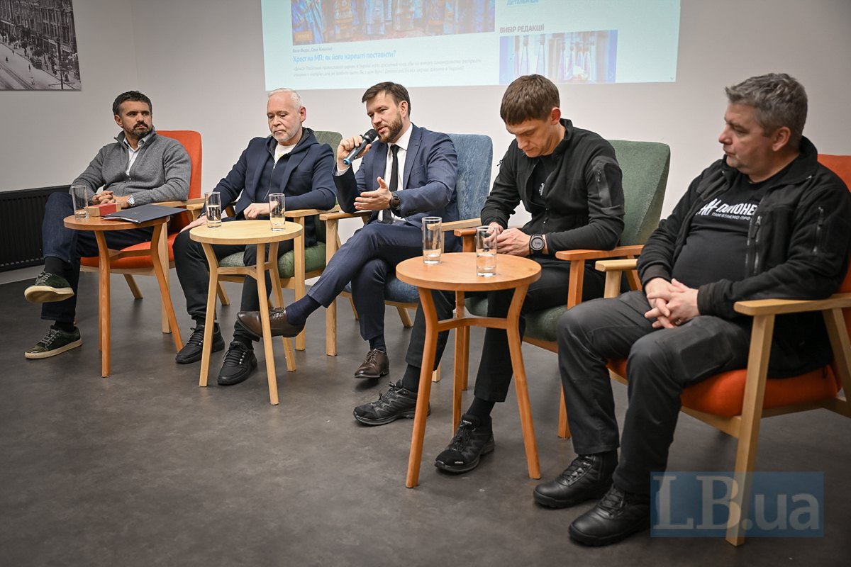  From left to right: Ihor Liski, Ihor Terekhov, Denys Ulyutin, Ivan Fedorov, and Maksym Butkevych