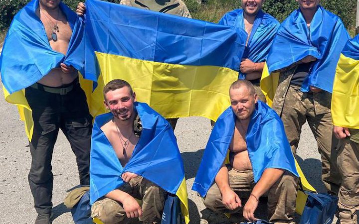 Twenty-two Ukrainian soldiers liberated from Russian captivity