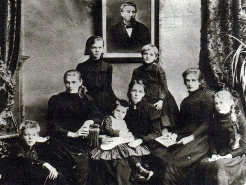 The Rusov family in Prague