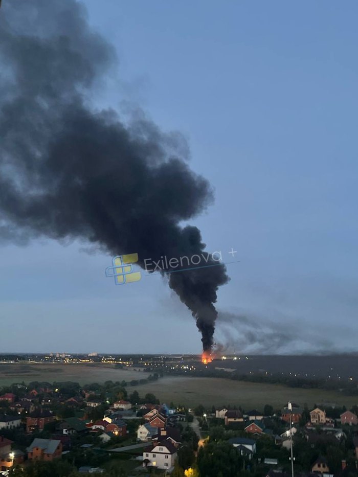 Drones hit the Wildberries logistics complex in Koledino (Moscow Region)