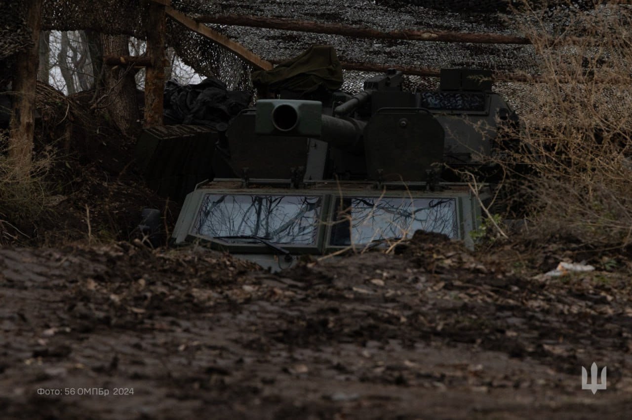 Caponier for self-propelled artillery system DANA-M2