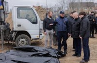 Ukrainian and French experts have identified the five deceased in Bucha