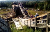 Separatists disrupt bridge repairs in Stanytsya Luhanska