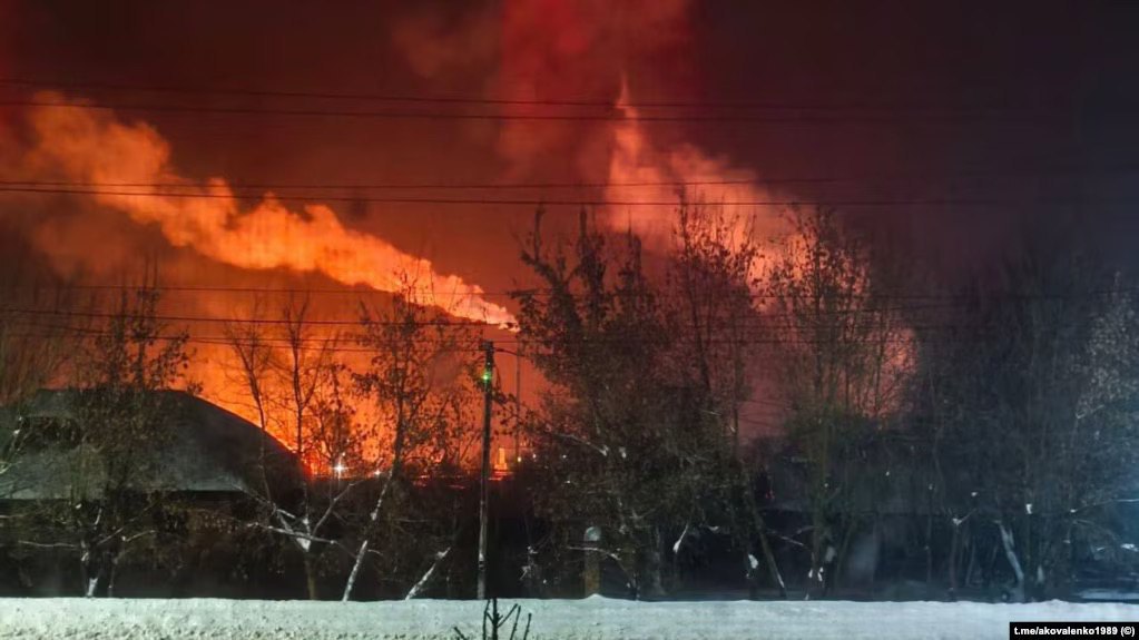  A chemical plant in the city of Dorogobuzh in Russia’s Smolensk Region was attacked overnight on 25 February