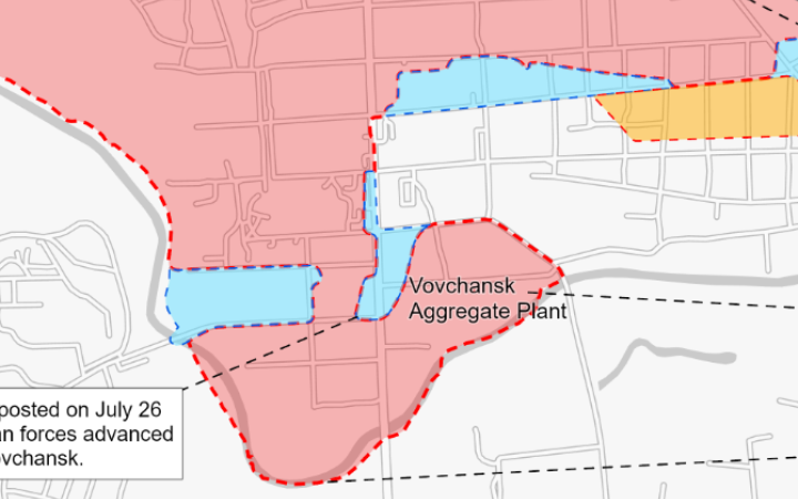 ISW: Russians may completely seized aggregate plant in Vovchansk 