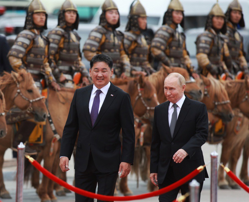  Russian President Vladimir Putin visits Mongolia, 3 September 2024