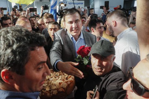 Georgian ex-president returns to Ukraine