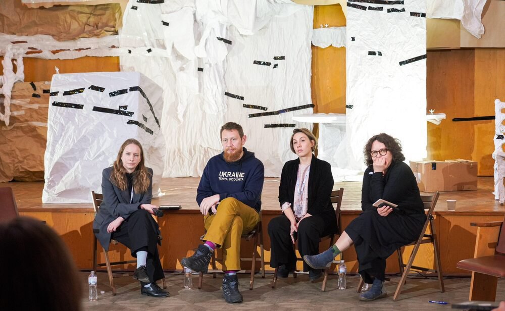 Yurko Vovkohon with other participants during the IV Congress of Culture in Lviv