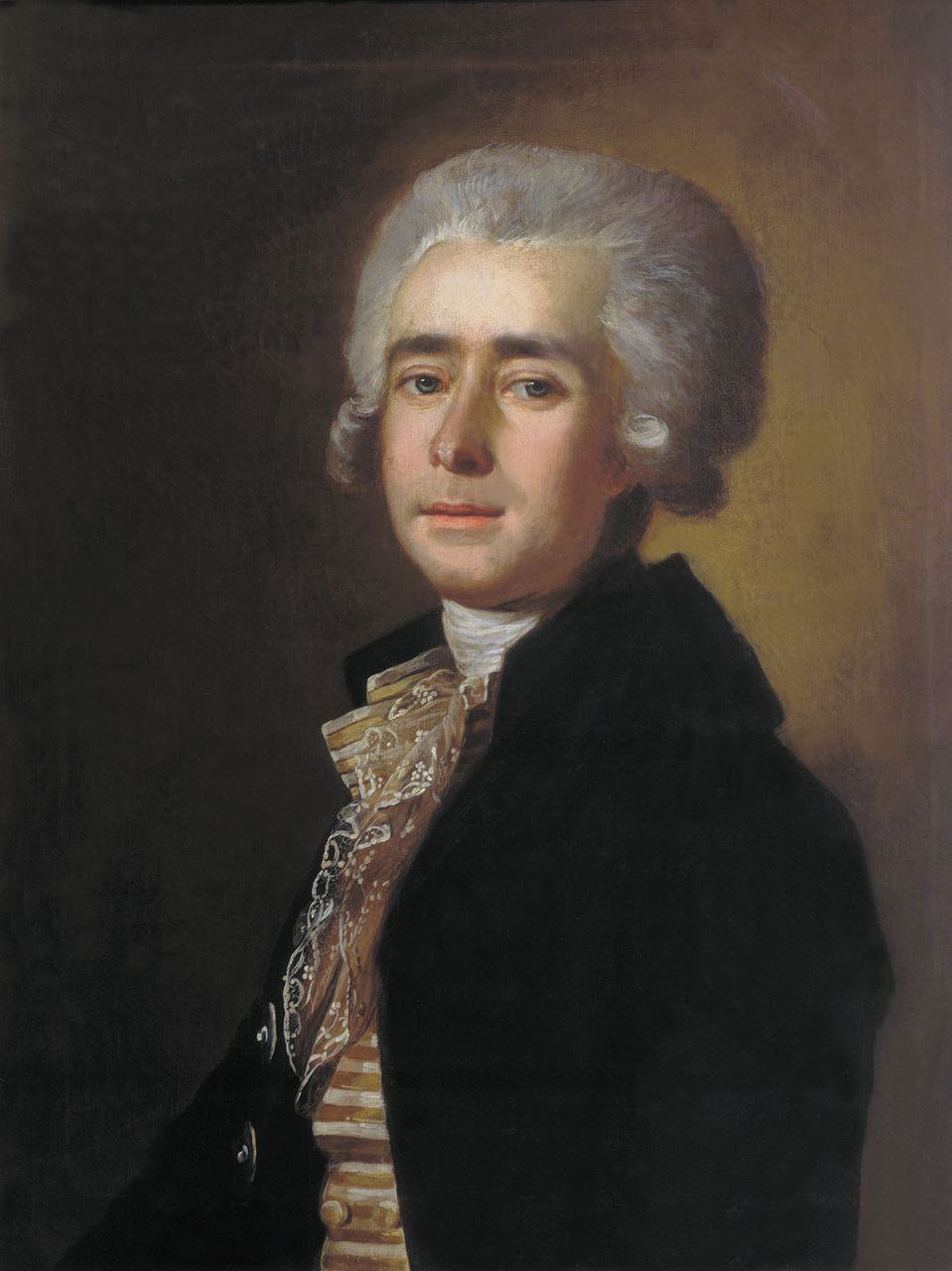 A lifetime portrait of Bortnyanskyy from the 1780s