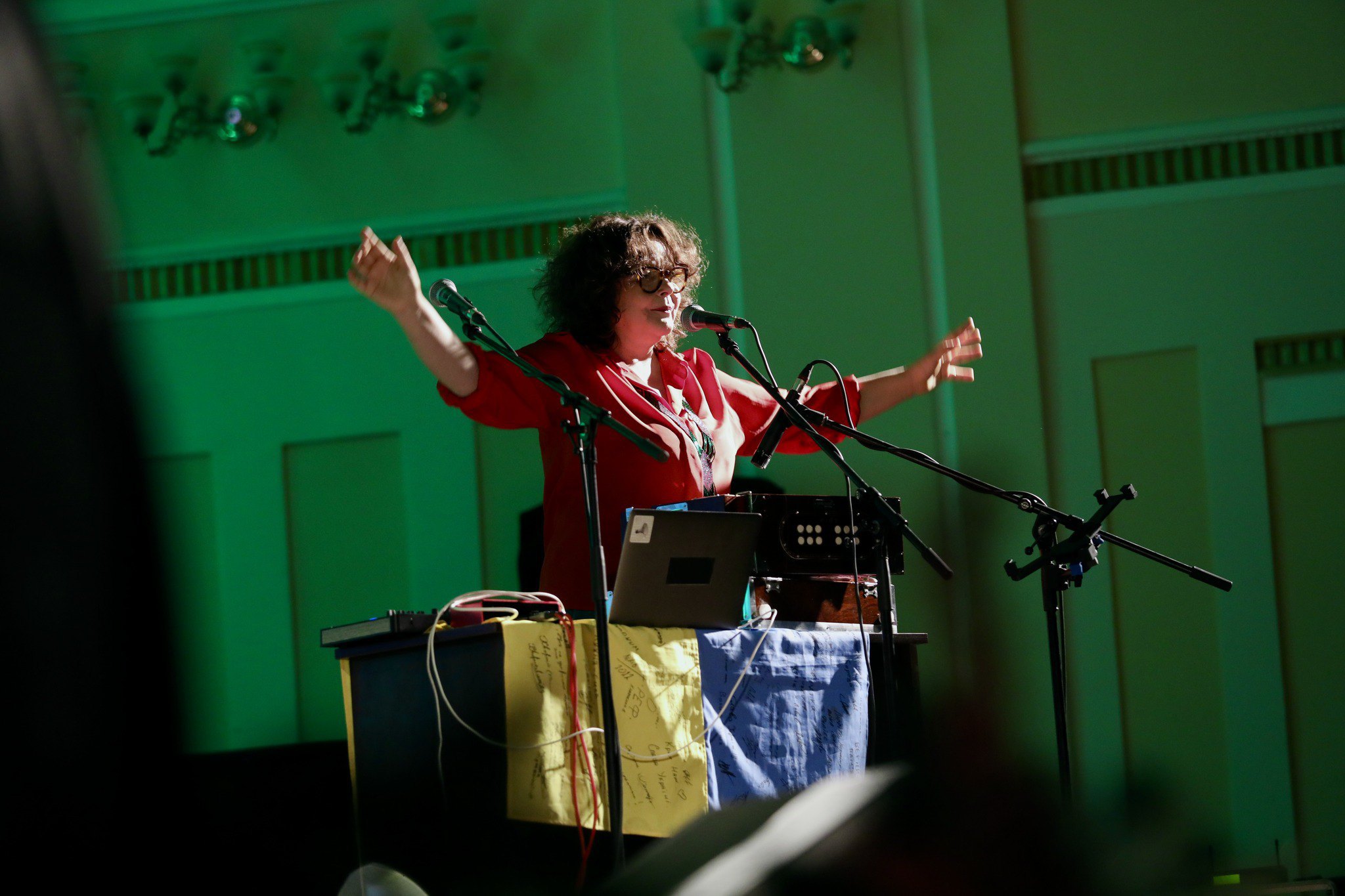 Maryana Sadovska during Jazz Bez, Lviv, 13 December 2025