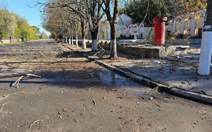 Russians shell Kherson from left bank 