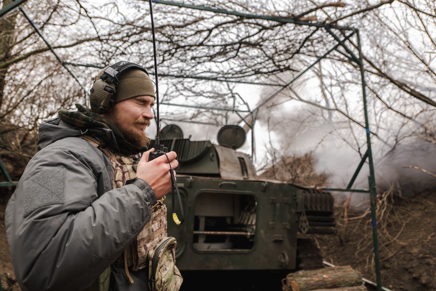 Artillerymen of the 23rd Separate Mechanised Brigade of the Armed Forces of Ukraine are working in the Kurakhove direction.