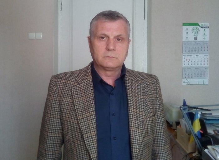 Vitaliy Kaplya at work, 2019