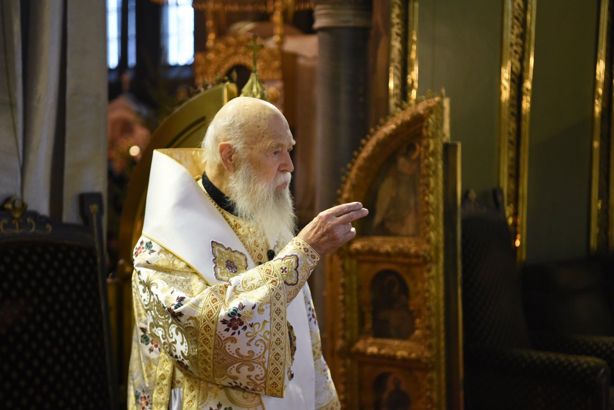 7 January, 2026. The last public worship service, which was led by Patriarch Filaret.