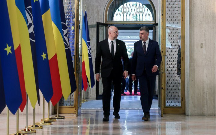 PM Shmyhal in Romania arranges for transit of Ukrainian goods