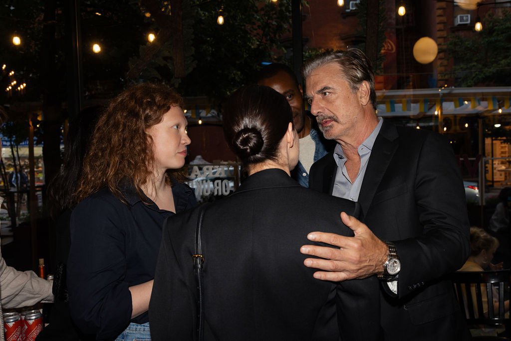 Svitlana Kosolapova and Chris Noth