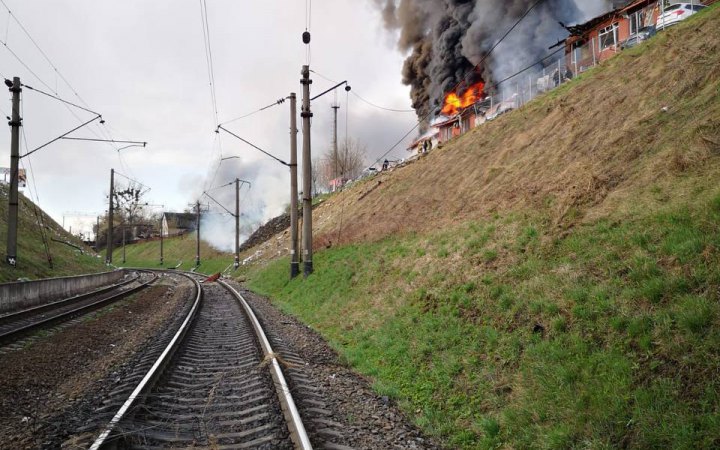 UPD: missiles hit near railway facilities in Lviv 
