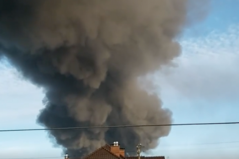 Russian strike destroys Vasylkiv airfield