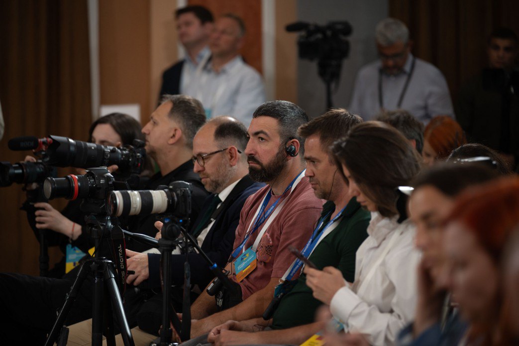 During the Ukraine-East-South Europe Summit in Odesa on 11 June 2025.
