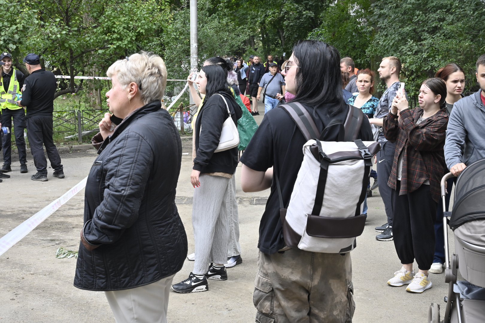 People waiting for news