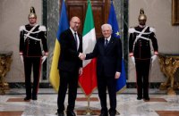 Ukrainian premier meets Italian president