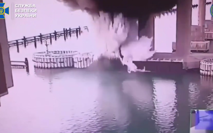 Third strike: SBU reports damage to Crimean Bridge supports underwater