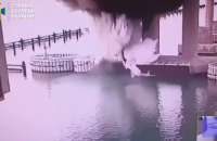 Third strike: SBU reports damage to Crimean Bridge supports underwater