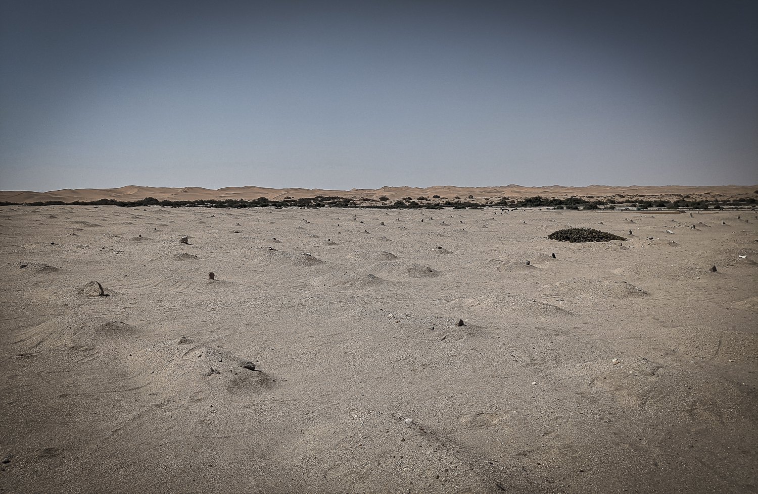 Graves of genocide victims in the same cemetery in Swakopmund.