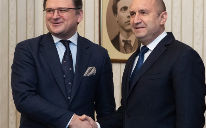 Ukrainian foreign minister, Bulgarian president discuss Black Sea security