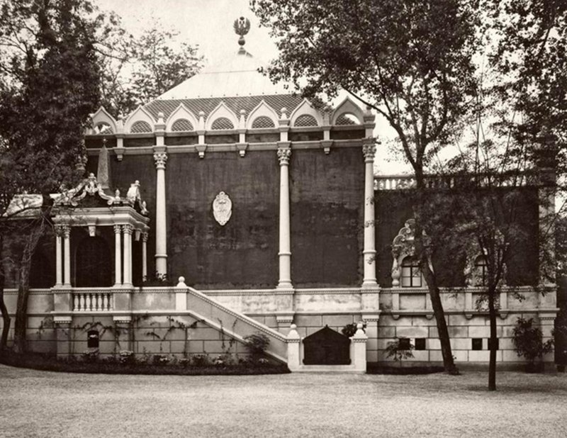 The Russian Pavilion in Venice, funded by Bohdan Khanenko in January 1913.