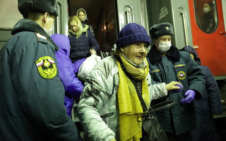 Russia said preparing massive resettlement to occupied part of Ukraine