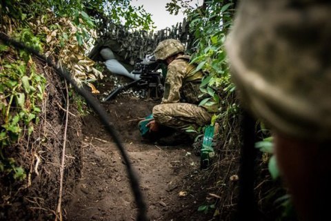 Nine Ukrainian servicemen wounded in Donbas