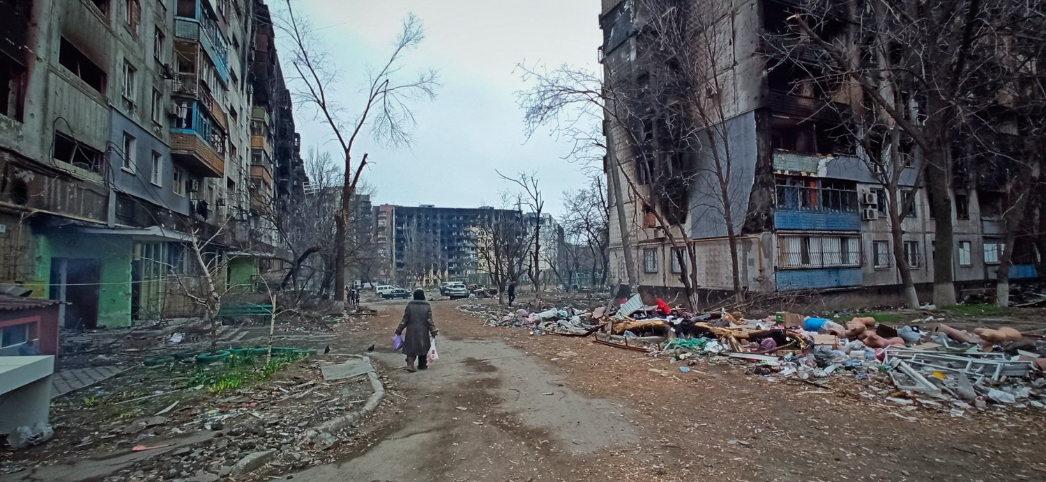 Destroyed Mariupol 