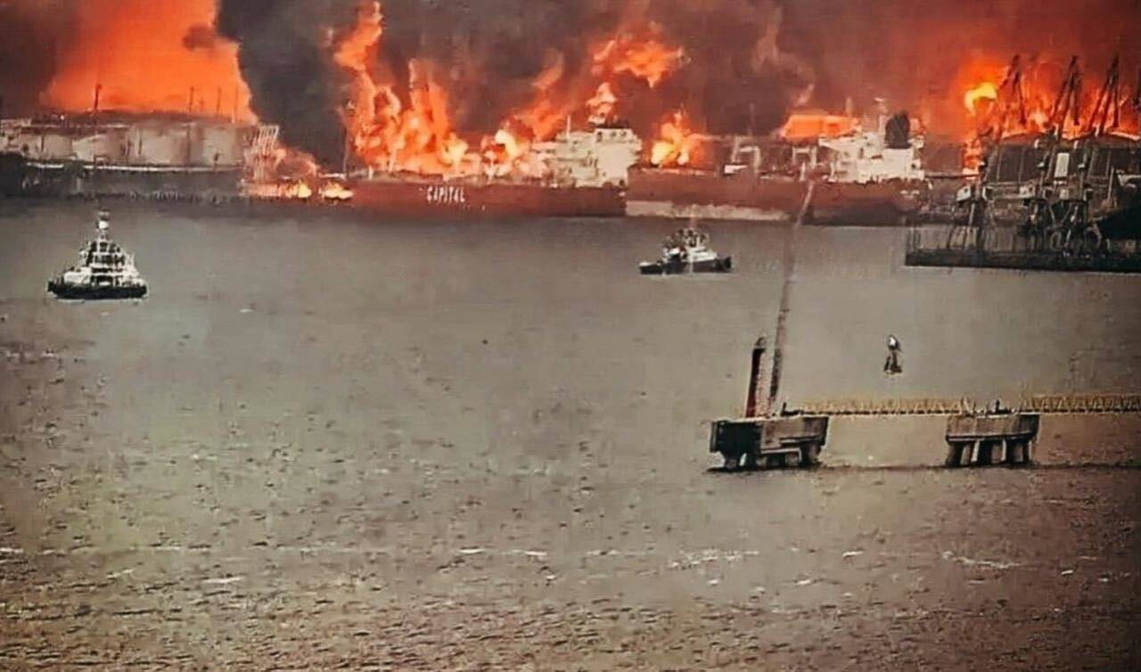  Fire at Ust-Luga port on 25 March 2026